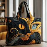 Handgemaakte tas met mystieke kat