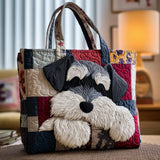 Edele Schnauzer handgemaakte tas