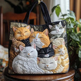 Sac matelassé fait main « Chatons rêveurs »