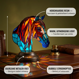 Lampe cheval élégante
