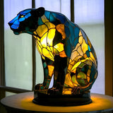 Fluwelen panterlamp