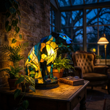 Fluwelen panterlamp