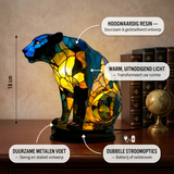 Fluwelen panterlamp
